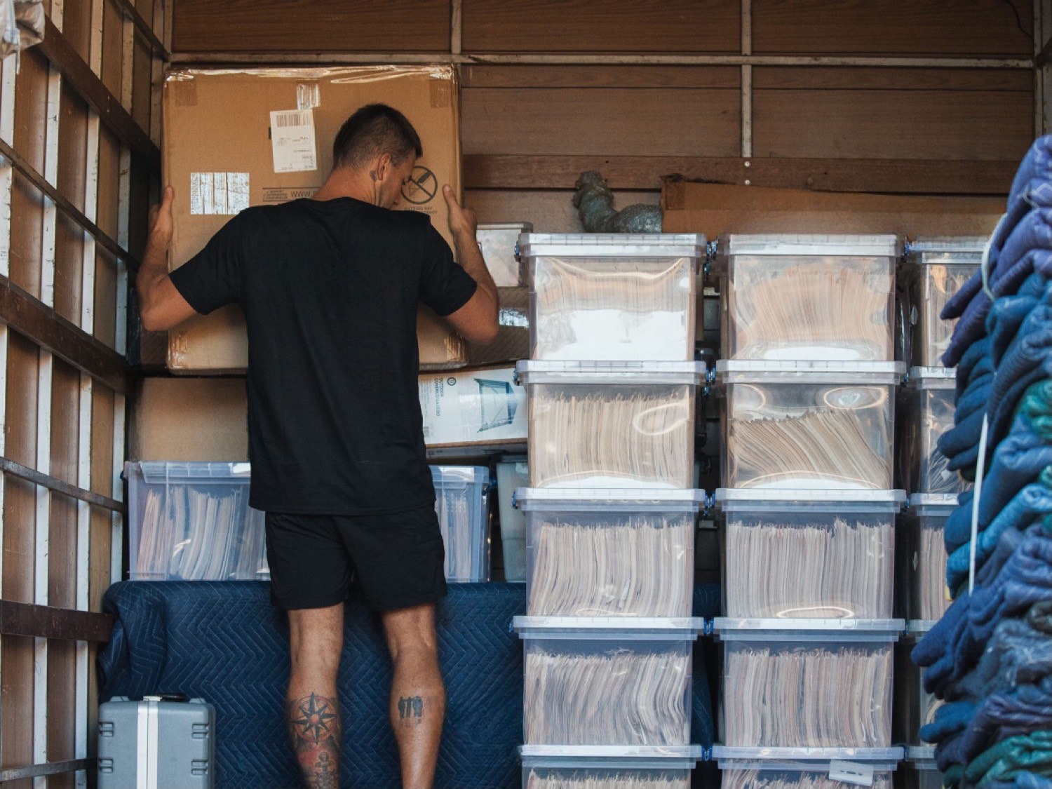 Packing the truck on a Glide Move job